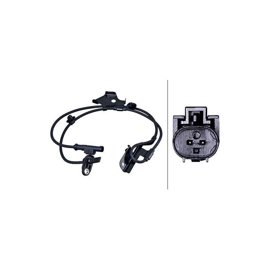 Hella Capteur, Vitesse De Roue 6Pu 358 218-171 - Image 3