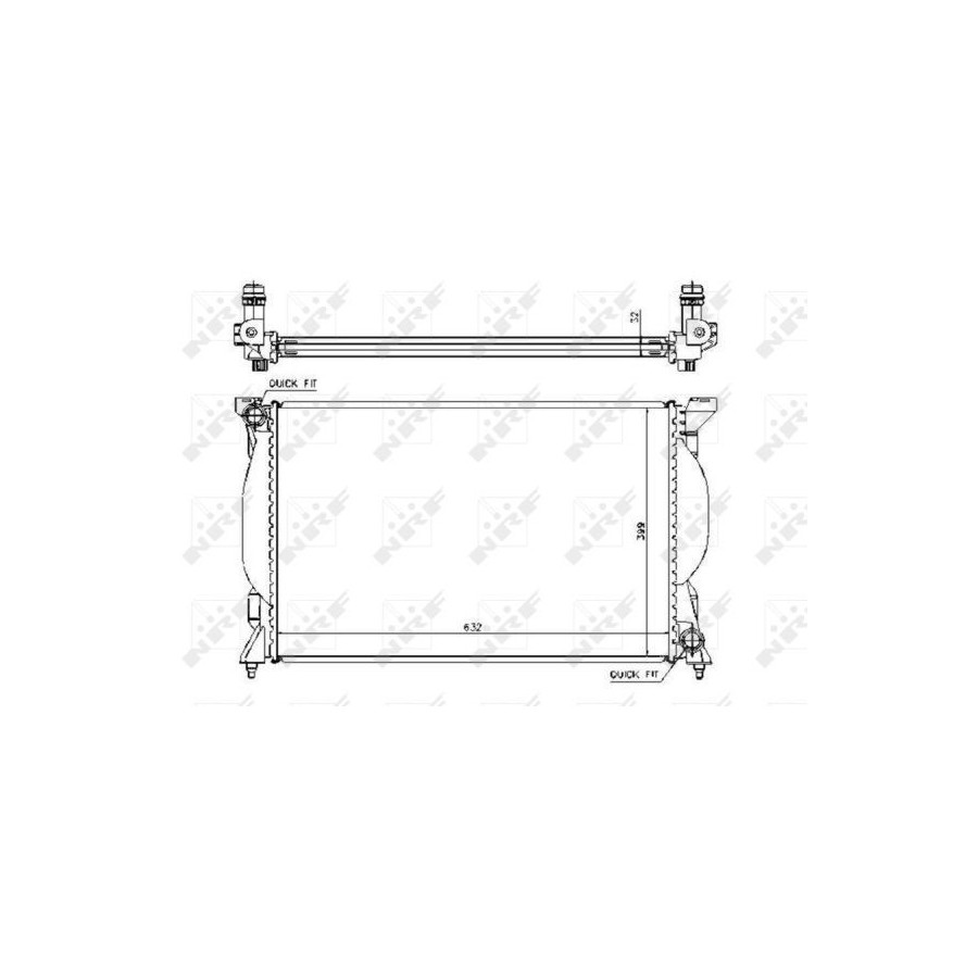 Nrf Radiateur, Refroidissement Moteur 53720 - Image 4