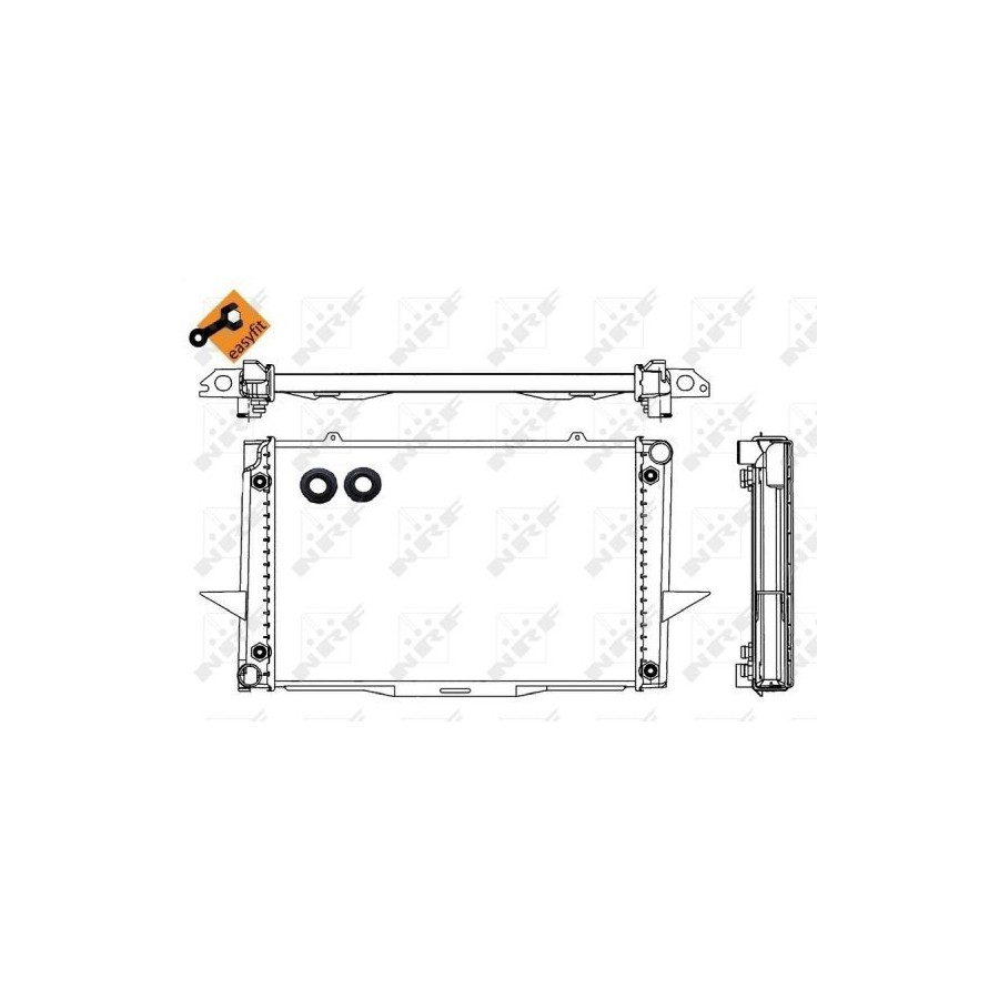 Nrf Radiateur, Refroidissement Moteur 539509 - Image 4