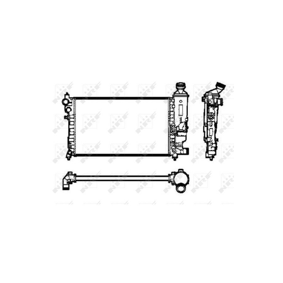 NRF  50434 Radiateur, refroidissement du moteur