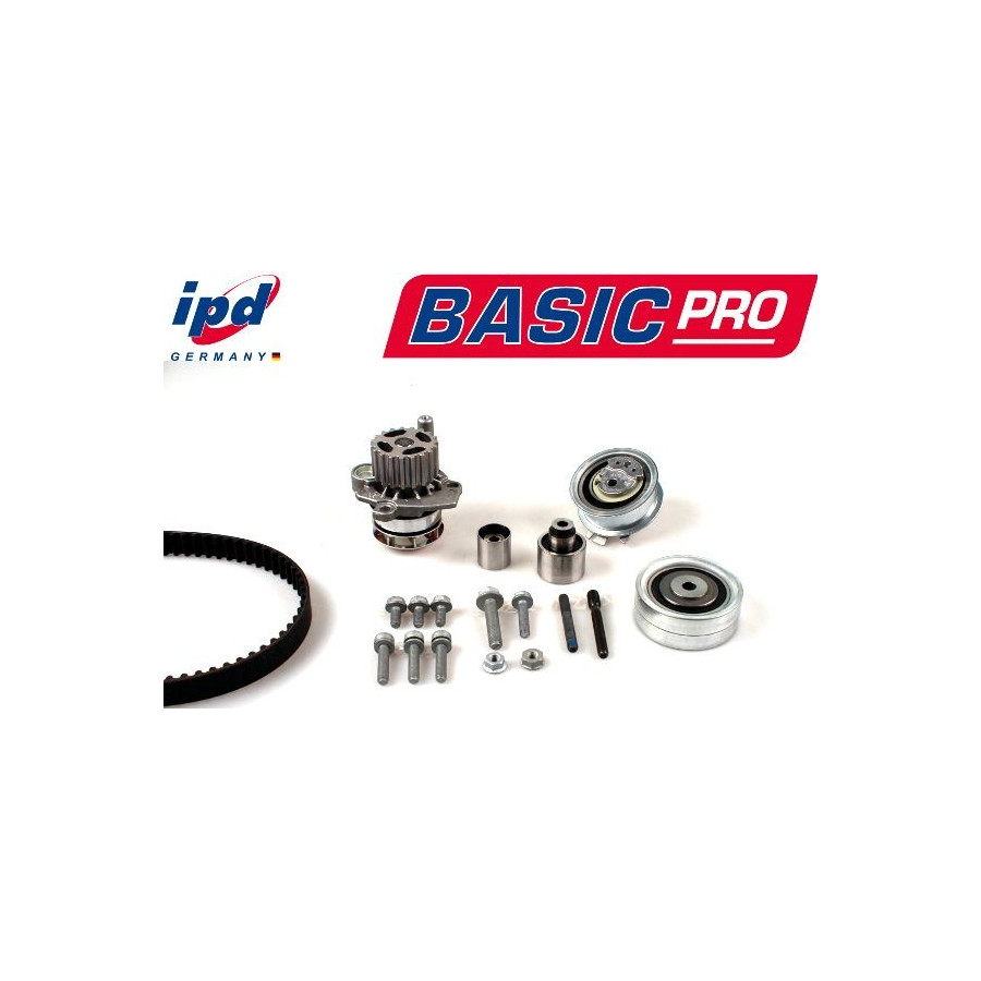 Pompe à eau + kit de courroie de distribution IPD BASIC-PRO K62074 Hepu