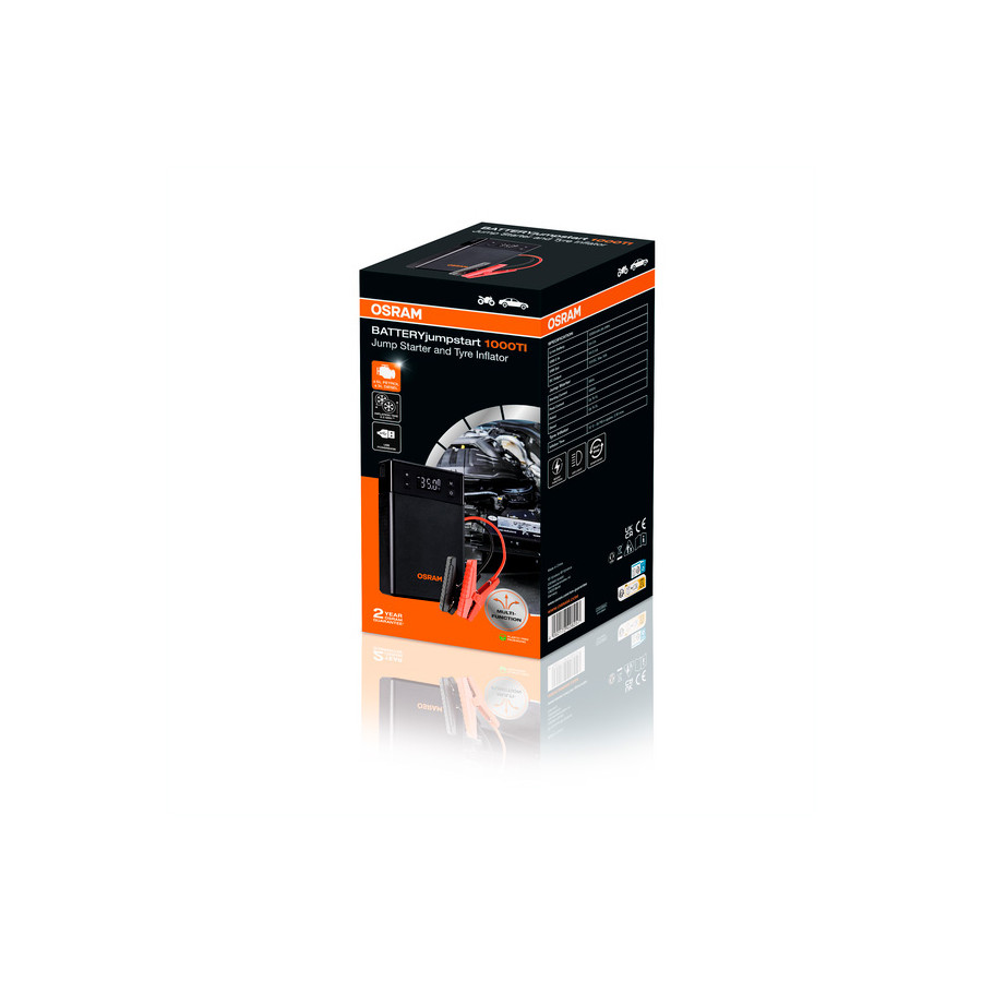 Osram 1000TI Jumpstarter/Powerbank avec pompe à pneu intégrée