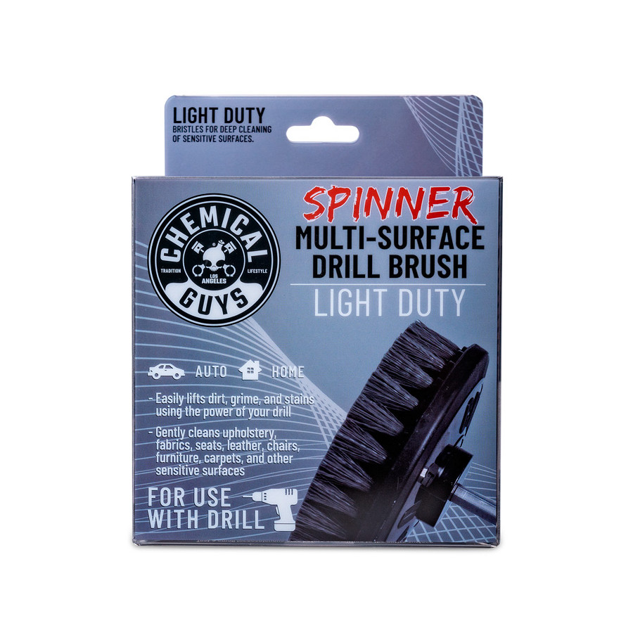 Brosse à tapis Chemical Guys avec accessoire de perceuse (usage léger)