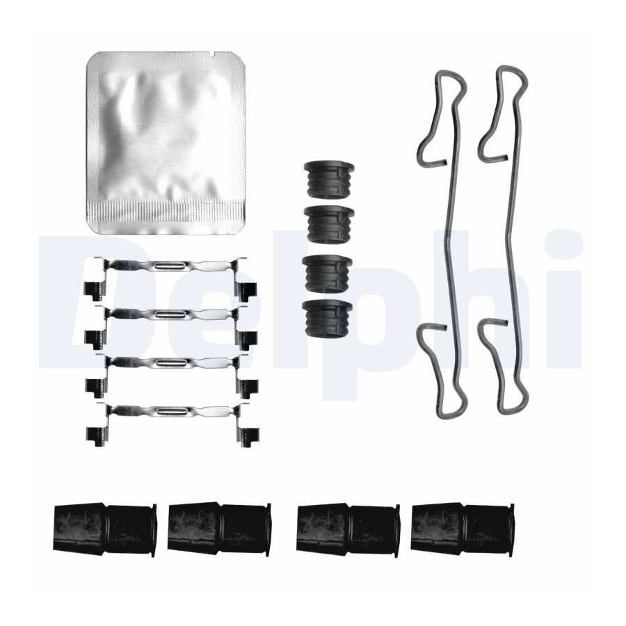 Delphi Kit D'accessoires, Plaquette De Frein À Disque Lx0813 Fiat;Lancia