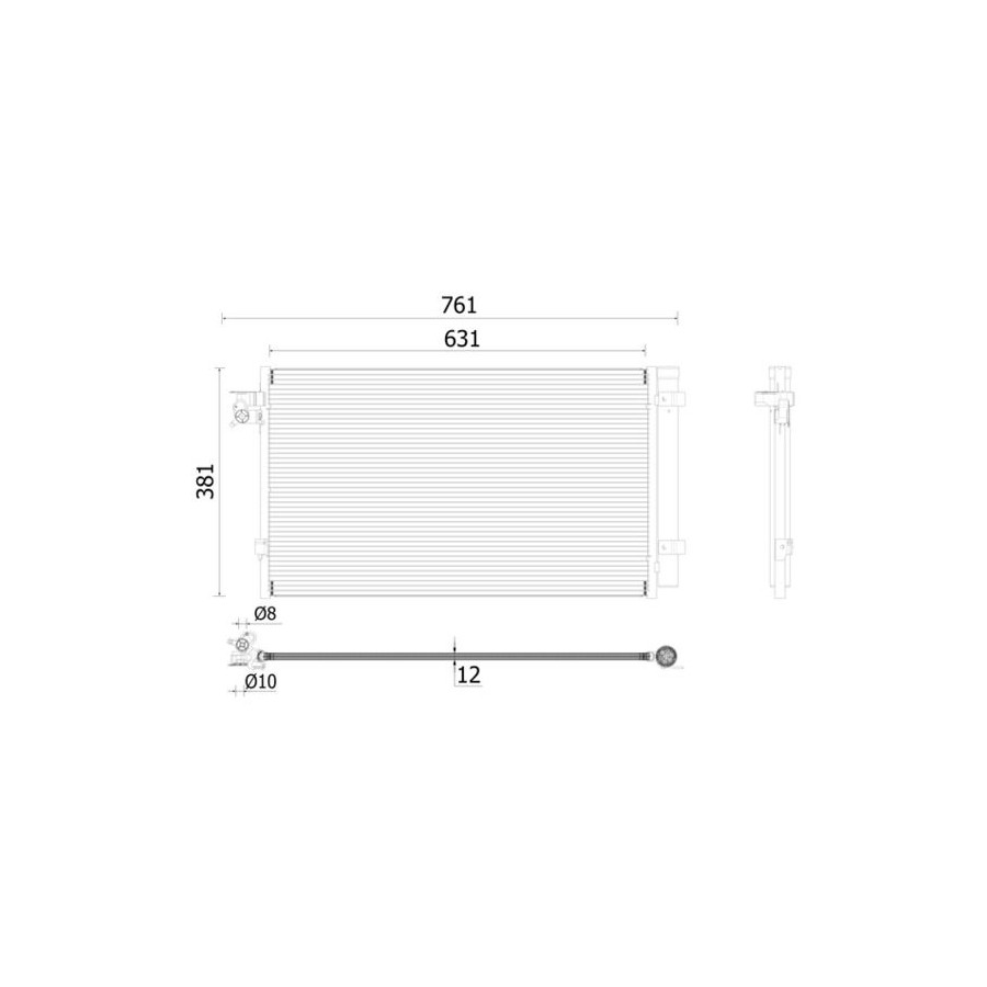 Mahle Condenseur, Climatisation Ac 896 000P - Image 4