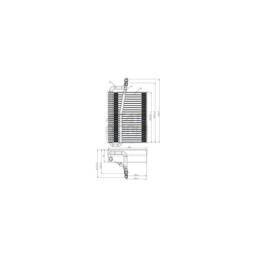 Meat & Doria Évaporateur, Climatisation 997004 Peugeot