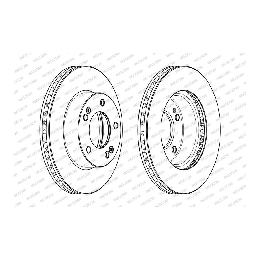 Ferodo Disque De Frein Ddf1810c Ssangyong