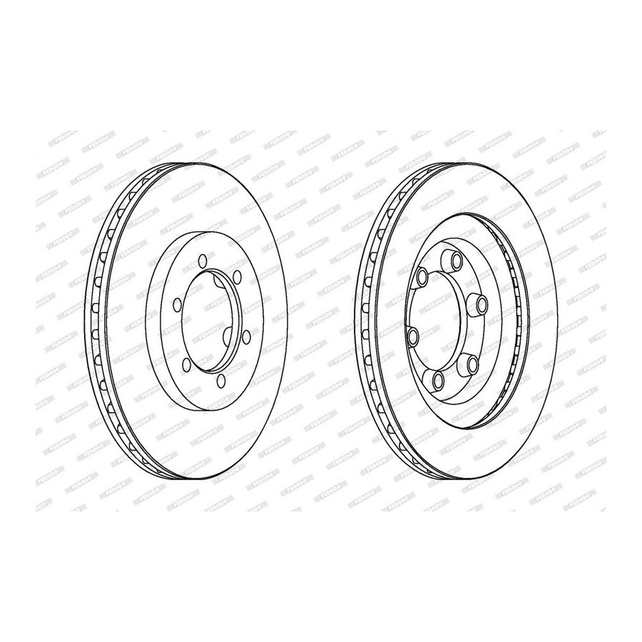 Ferodo Disque De Frein Ddf1346 Daewoo;Ssangyong