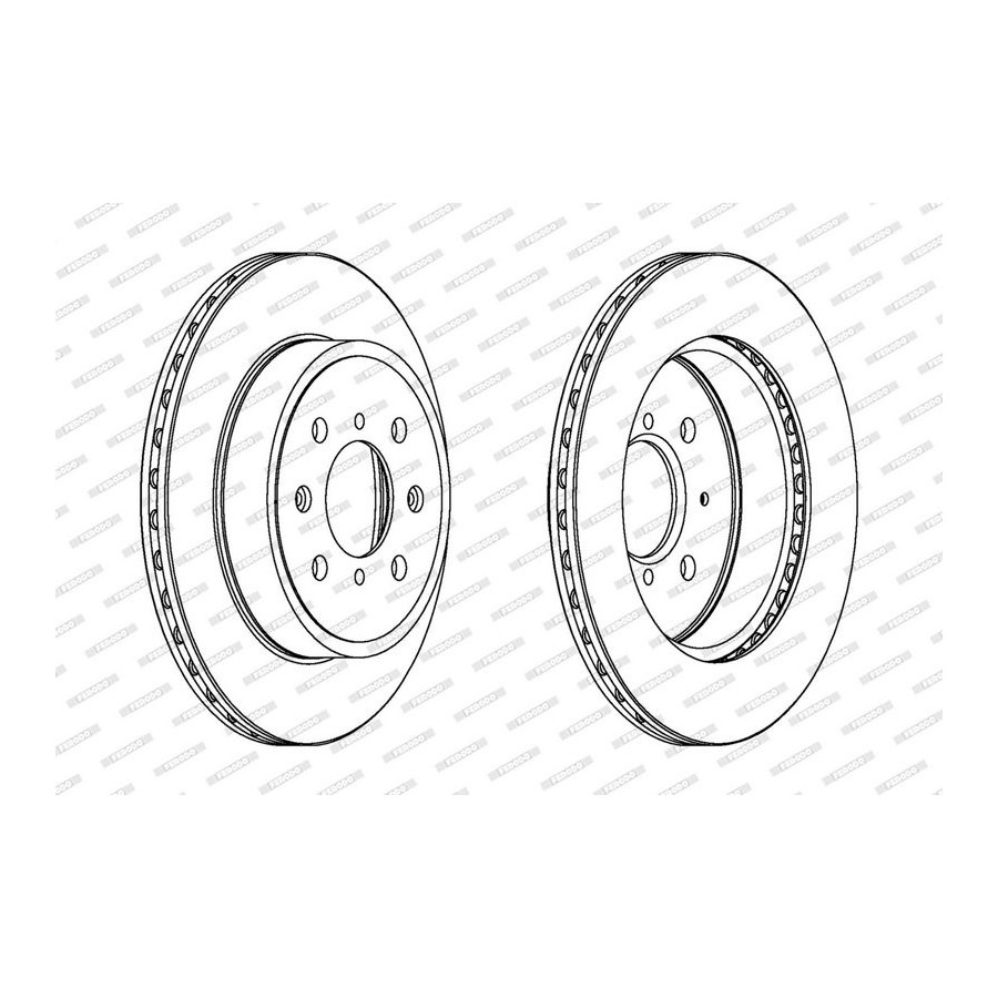 Ferodo Disque De Frein Ddf1509c Opel;Subaru;Suzuki;Vauxhall