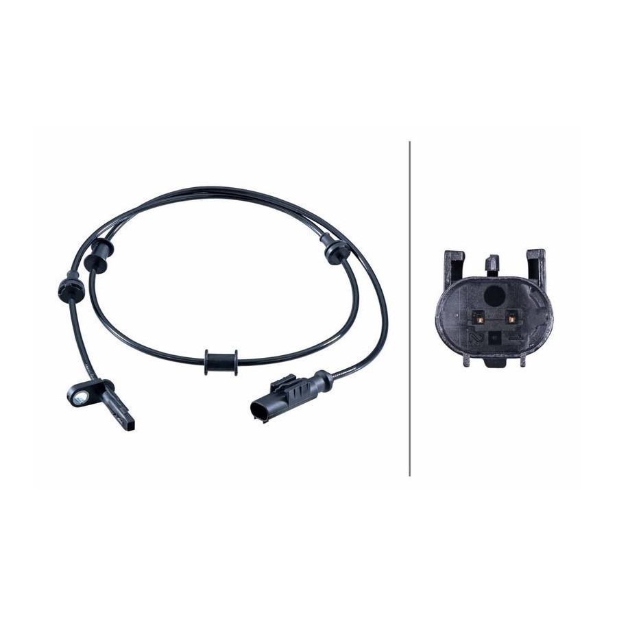Hella Capteur De Vitesse De Roue 6Pu358251311 Citroen;Fiat;Opel;Peugeot