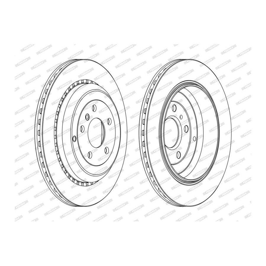 Ferodo Disque De Frein Ddf1531c Mercedes-Benz