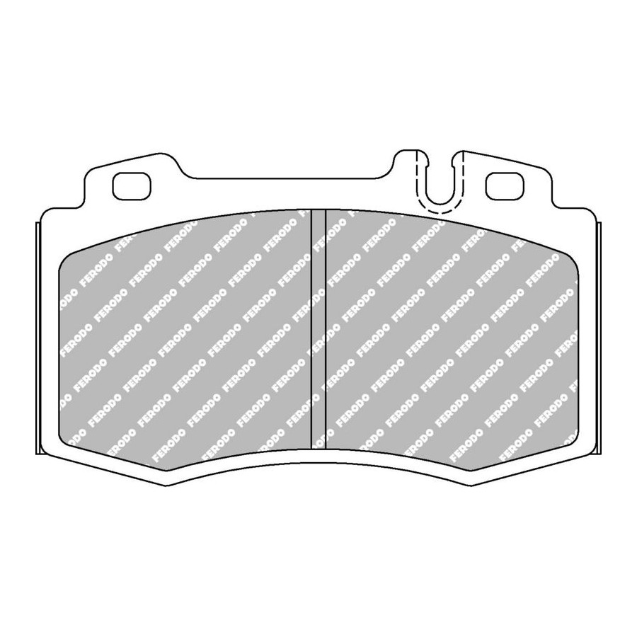 Plaquettes de frein FCP1661H FERODO RACING pour MERCEDES-BENZ SL CLASSE M CLK - Image 4