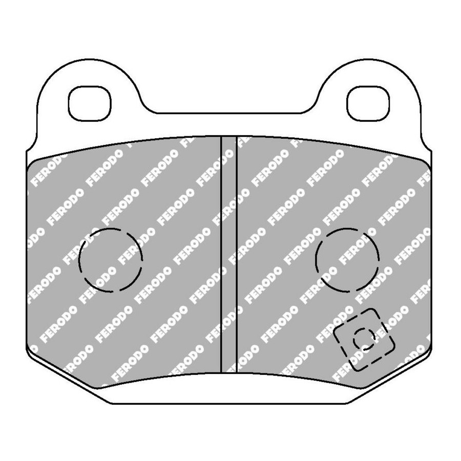 Plaquettes de frein FCP1562Z FERODO RACING pour LOTUS OPEL MITSUBISHI SUBARU - Image 4