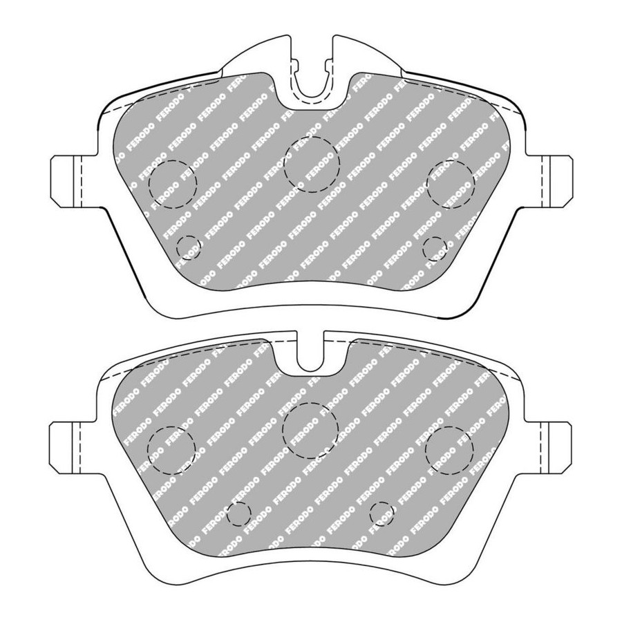 Ferodo Racing Jeu De Plaquettes De Frein, Frein À Disque Fcp4080h Fcp4080h