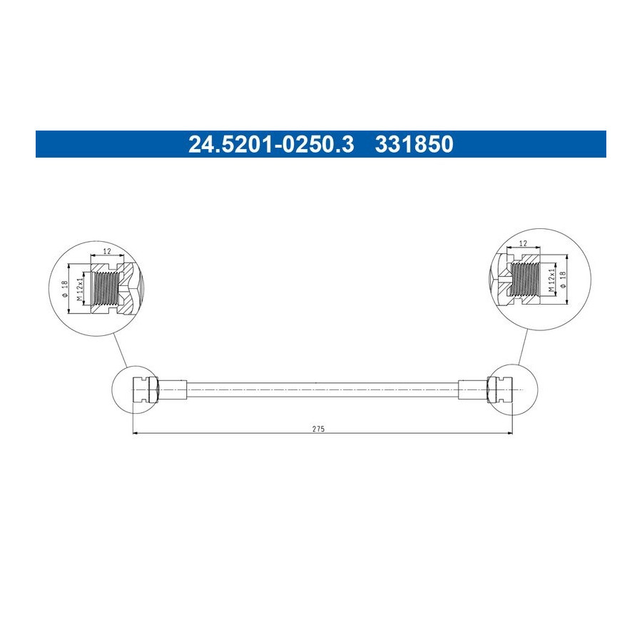 Flexible De Frein Ate 24.52010250.3