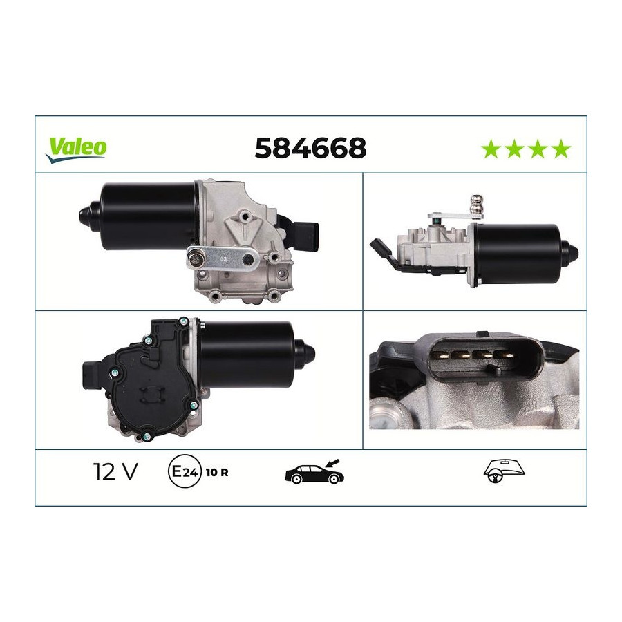 Valeo Moteur D'essuie-Glace 584668 Mercedes-Benz