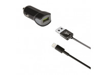 Celly Autolader MFI USB 2.4A zwart