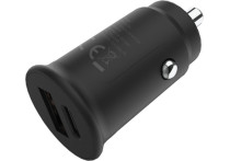 Grab 'n Go - 30W USB-C + USB-A Car Charger - Black 