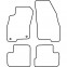 Automatten passend voor Fiat Grande Punto 2005-2011, voorbeeld 2