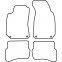 Velours Automatten passend voor VW Passat B5 1996-2005 4-deli, voorbeeld 2
