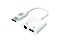 Carpoint 2 in 1 Adapter USB-C &gt; AUX &amp; USB-C