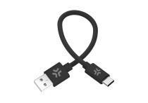 Celly USB-A > USB-C Katoen Gevlochten Kabel 30cm