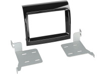 2-DIN Paneel Fiat Ducato - Citroën Jumper - Peugeot Boxer 2014-2022 Facelift Kleur : Piano Zwart