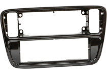 1-DIN Paneel Volkswagen up! (AA/AAN) 2011-2016 Kleur: Piano Zwart