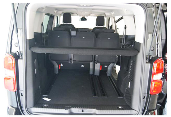 Kofferbakmat passend voor Citroen Jumpy III SpaceTourer L2 (Medium), afbeelding 7