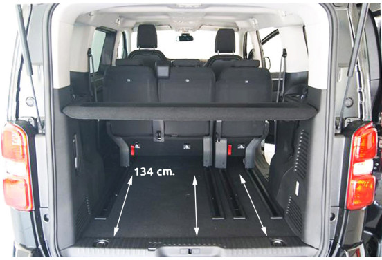 Kofferbakmat passend voor Citroen / Opel / Peugeot / Toyota (zonder 3e Zitrij) 2016+, afbeelding 4