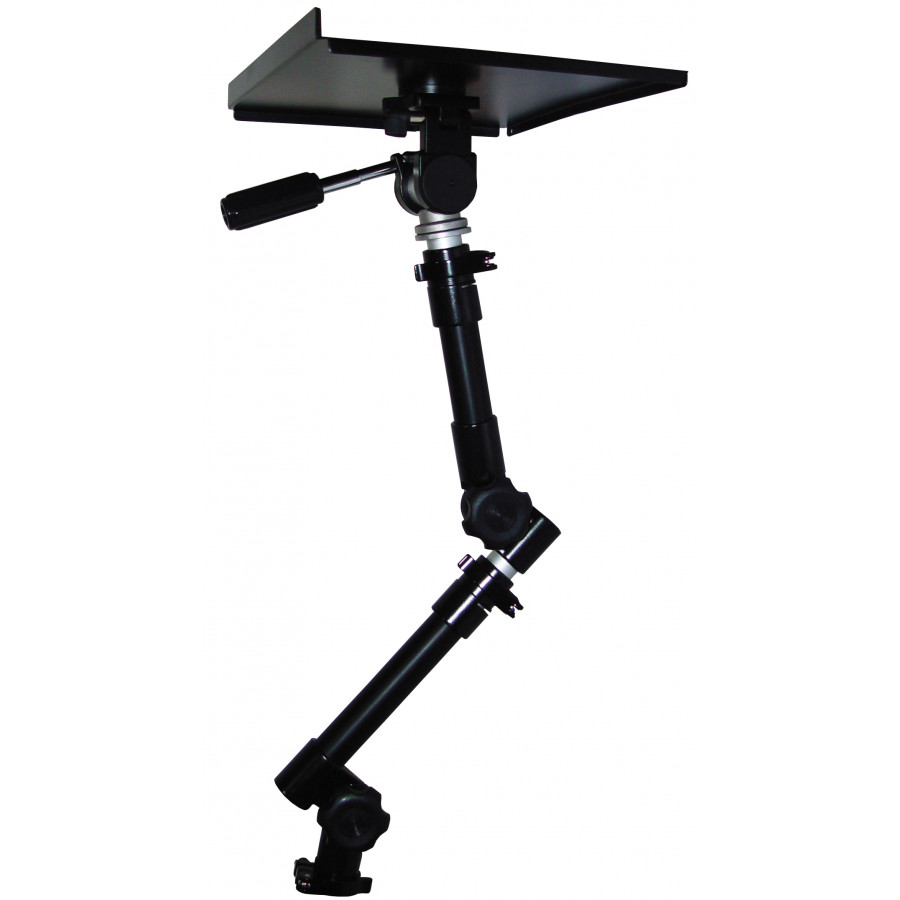Universele Laptophouder zwart DeLuxe (3Way head) Winparts.be Navigatie en tablethouder