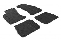 Rubbermatten passend voor Audi A6 1997-2004 (T-Design 4-delig)