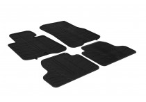 Rubbermatten passend voor BMW 4 serie F32 automaat 2013- (T-Design 4-delig+montageclips)