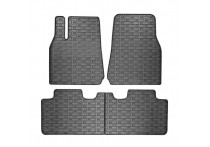 Rubber matten passend voor Tesla Model Y 2020- (3-delig met bevestigingspunten)