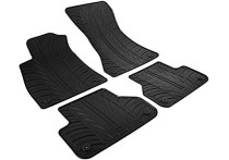 Rubbermatten passend voor Audi A5 Sportback 12/2016- (T-Design 4-delig + montageclips)