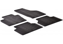 Rubbermatten passend voor Audi Q3 2011- (T-Design 4-delig + montageclips)