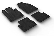 Rubbermatten passend voor Fiat 500e 2020- (T-Design 4-delig)