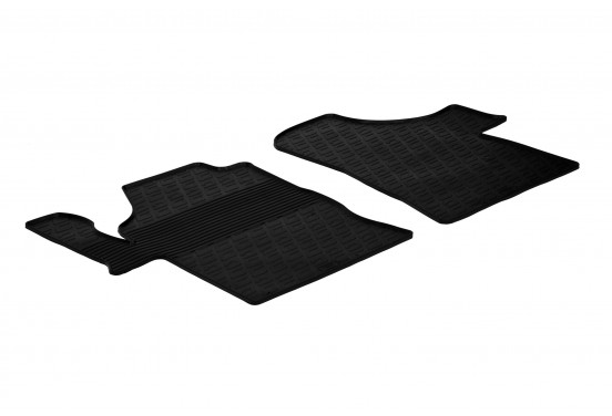 Rubbermatten passend voor Mercedes Viano/Vito 2010-2013 (G-Design 2-delig)