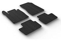Rubbermatten passend voor Nissan Juke II 2019- (T-Design 4-delig + montageclips)