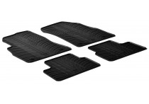 Rubbermatten passend voor Chevrolet Cruze 2009- (T-Design 4-delig + montageclips)