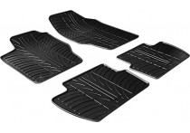 Rubbermatten passend voor Citroen C4 van 2005 tot 2010 (T-Design 4-delig)