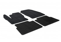 Rubbermatten passend voor Ford Tourneo Connect Passenger 2014 (T profiel 4-delig + montageclips)