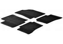 Rubbermatten passend voor Kia Rio 5 deurs 2011- (T-Design 4-delig + montageclips)