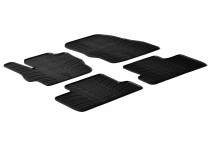 Rubbermatten passend voor Mazda 3 2009-2012 (T-Design 4-delig + montageclips)