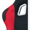 Sportstoel 'K5' - Zwart/Rood - Vaste rugleuning - incl. sledes, voorbeeld 6