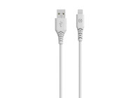 Câble Celly Planet USB-A > Lightning blanc 1,5 mètre