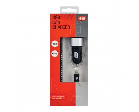 Carpoint Chargeur voiture 12V / 24V Simple USB 4.8A, Image 2