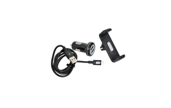 Carpoint Chargeur Voiture Set 3 en 1
