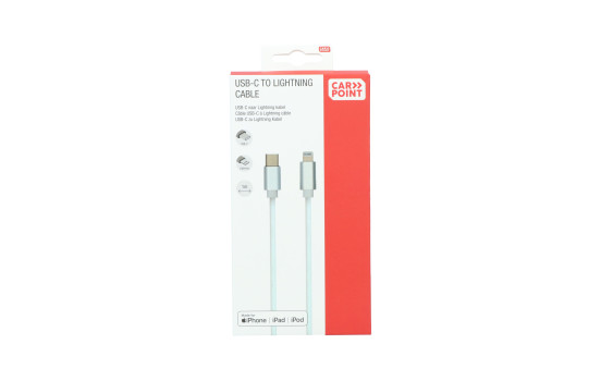 Carpoint USB-C > Câble Lightning 1 Mètre, Image 6