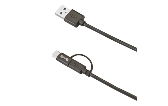 Celly Cable Adaptateur Micro USB-C 1 mètre